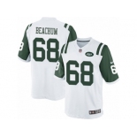 Men's Nike New York Jets #68 Kelvin Beachum Limited White NFL Jersey