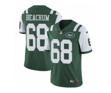 Men's Nike New York Jets #68 Kelvin Beachum Vapor Untouchable Limited Green Team Color NFL Jersey