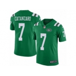 Men's Nike New York Jets #7 Chandler Catanzaro Limited Green Rush NFL Jersey