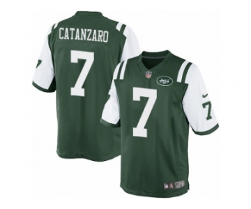 Men's Nike New York Jets #7 Chandler Catanzaro Limited Green Team Color NFL Jersey