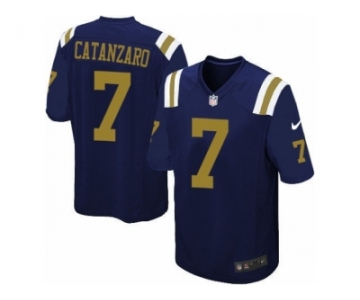 Men's Nike New York Jets #7 Chandler Catanzaro Limited Navy Blue Alternate NFL Jersey