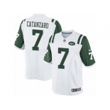 Men's Nike New York Jets #7 Chandler Catanzaro Limited White NFL Jersey