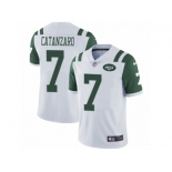 Men's Nike New York Jets #7 Chandler Catanzaro Vapor Untouchable Limited White NFL Jersey