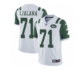 Men's Nike New York Jets #71 Ben Ijalana Vapor Untouchable Limited White NFL Jersey