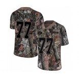 Men's Nike New York Jets #77 James Carpenter Limited Camo Rush Realtree NFL Jersey