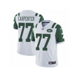 Men's Nike New York Jets #77 James Carpenter Vapor Untouchable Limited White NFL Jersey