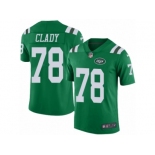 Men's Nike New York Jets #78 Ryan Clady Limited Green Rush NFL Jersey