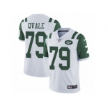 Men's Nike New York Jets #79 Brent Qvale Vapor Untouchable Limited White NFL Jersey