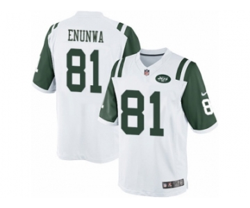 Men's Nike New York Jets #81 Quincy Enunwa Limited White NFL Jersey