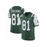 Men's Nike New York Jets #81 Quincy Enunwa Vapor Untouchable Limited Green Team Color NFL Jersey