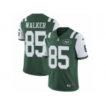 Men's Nike New York Jets #85 Wesley Walker Vapor Untouchable Limited Green Team Color NFL Jersey