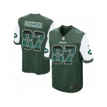 Men's Nike New York Jets #87 Eric Decker Limited Green Strobe NFL Jersey