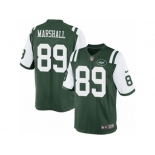 Men's Nike New York Jets #89 Jalin Marshall Limited Green Team Color NFL Jersey