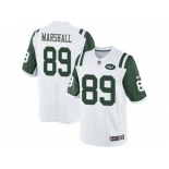 Men's Nike New York Jets #89 Jalin Marshall Limited White NFL Jersey