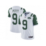 Men's Nike New York Jets #9 Bryce Petty Vapor Untouchable Limited White NFL Jersey