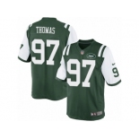 Men's Nike New York Jets #97 Lawrence Thomas Limited Green Team Color NFL Jersey