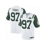 Men's Nike New York Jets #97 Lawrence Thomas Limited White NFL Jersey