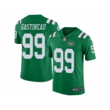 Men's Nike New York Jets #99 Mark Gastineau Limited Green Rush NFL Jersey