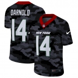 New York Jets #14 Sam Darnold Men's Nike 2020 Black CAMO Vapor Untouchable Limited Stitched NFL Jersey