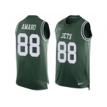 Nike New York Jets #88 Jace Amaro Green Team Color Men's Stitched NFL Limited Tank Top Jersey