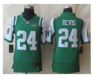 nike jerseys new york jets #24 darrelle revis green[nike limited]