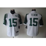 nike nfl jerseys new york jets #15 tebow white[nike limited]