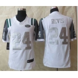 nike nfl jerseys new york jets #24 revis white platinum[nike Limited]