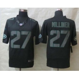 nike nfl jerseys new york jets #27 dee milliner black[nike impact limited]