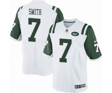 nike nfl jerseys new york jets #7 smith white[nike limited]