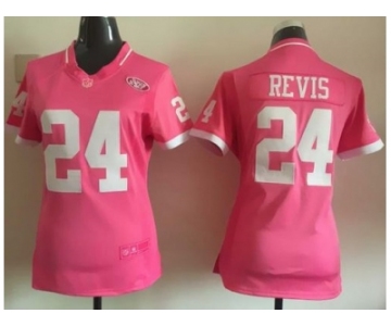 2015 Women Nike New York Jets #24 Darrelle Revis Pink Jerseys