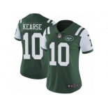 Women Nike New York Jets #10 Jermaine Kearse Green Team Color Vapor Untouchable Limited Player NFL Jersey