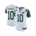 Women Nike New York Jets #10 Jermaine Kearse White Vapor Untouchable Limited Player NFL Jersey