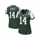 Women Nike New York Jets #14 Jeremy Kerley Game Green Team Color NFL Jersey