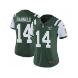 Women Nike New York Jets #14 Sam Darnold Green Team Color Stitched NFL Vapor Untouchable Limited Jersey