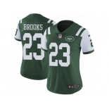 Women Nike New York Jets #23 Terrence Brooks Green Team Color Vapor Untouchable Limited Player NFL Jersey