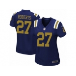 Women Nike New York Jets #27 Darryl Roberts Game Navy Blue Alternate NFL Jersey