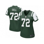 Women Nike New York Jets #72 Brandon Shell Game Green Team Color NFL Jersey