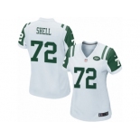 Women Nike New York Jets #72 Brandon Shell Game White NFL Jersey