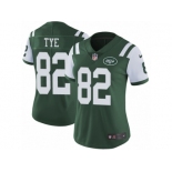 Women Nike New York Jets #82 Will Tye Green Team Color Vapor Untouchable Limited Player NFL Jersey