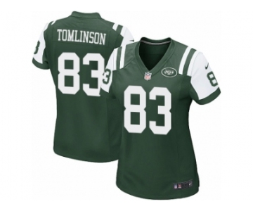 Women Nike New York Jets #83 Eric Tomlinson Game Green Team Color NFL Jersey