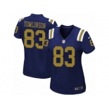 Women Nike New York Jets #83 Eric Tomlinson Game Navy Blue Alternate NFL Jersey