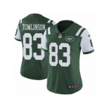 Women Nike New York Jets #83 Eric Tomlinson Green Team Color Vapor Untouchable Limited Player NFL Jersey