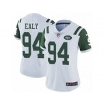 Women Nike New York Jets #94 Kony Ealy White Vapor Untouchable Limited Player NFL Jersey