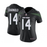 Women's New York Jets #14 Sam Darnold Black Alternate Vapor Untouchable Limited Player Football Jersey