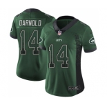 Women's New York Jets #14 Sam Darnold Limited Green Rush Drift Fashion Football Jersey