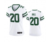 Women's New York Jets #20 Breece Hall White 2024 Football Stitched Jersey