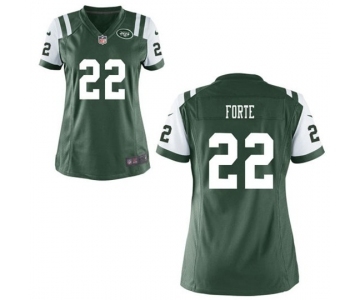 Women's New York Jets #22 Matt Forte Green Jersey