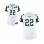 Women's New York Jets #22 Matt Forte White Jersey