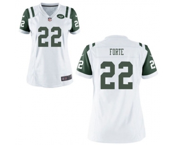 Women's New York Jets #22 Matt Forte White Jersey