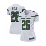 Women's New York Jets #26 Le'Veon Bell Game White Football Jersey